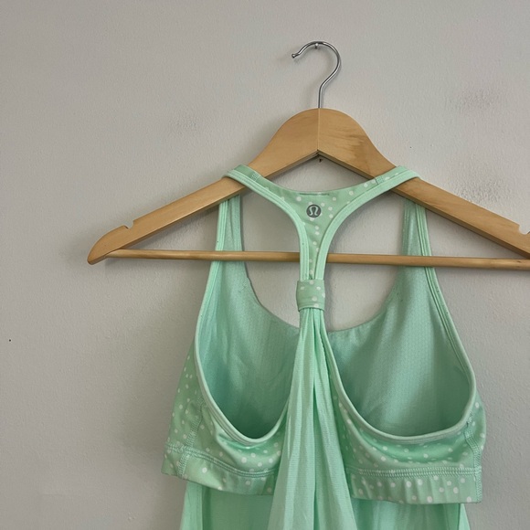 Lululemon Practice Freely Tank Mint Green Top size 4 - Picture 6 of 7